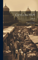 Ceylon 1909; Reiseerinnerungen