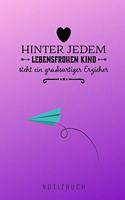 Hinter Jedem Lebensfrohen Kind Steht Ein Grossartiger Erzieher Notizbuch: A5 Notizbuch kariert als Geschenk für Lehrer - Abschiedsgeschenk für Erzieher und Erzieherinnen - Planer - Terminplaner - Kindergarten - Kita - Schu