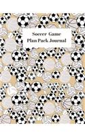 Soccer Game Plan Pack Journal