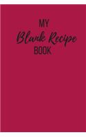 My Blank Recipe Book