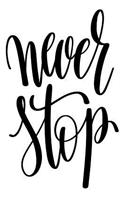 Never Stop