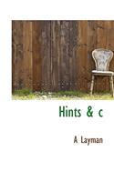 Hints & C