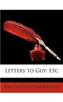 Letters to Guy