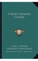 Brief German Course