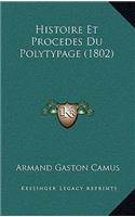 Histoire Et Procedes Du Polytypage (1802)