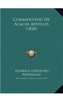 Commentatio de Acaciis Aphyllis (1820)