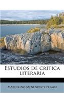 Estudios de crítica literaria