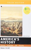 Loose-Leaf Version for America's History, Value Edition, Volume 1 9e & a Pocket Guide to Writing in History 9e