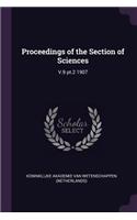 Proceedings of the Section of Sciences: V.9 Pt.2 1907