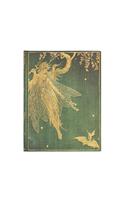 Olive Fairy Ultra Lined Hardcover Journal (Elastic Band Closure)