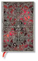 Garnet (Silver Filigree Collection) Midi Lined Softcover Flexi Journal: (Silver Filigree Collection)