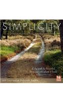 2019 Simplicity Inspirations for a Simpler Life 16-Month Wall Calendar: By Sellers Publishing