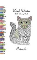 Cool Down - Adult Coloring Book: Animals