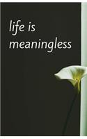 Life is Meaningless (Notebook)