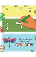 Easy step-by-step How to Draw Bugs and Insects