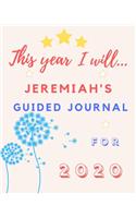 This Year I Will Jeremiah's 2020 Guided Journal