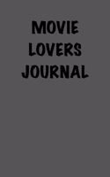 Movie Lovers Journal: 6x9 Journal sarcastic inspirational notebook xmas gift presents for under 10 dollars