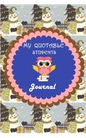 My Quotable Students Journal: Lined Journal, 120 Pages, 6 x 9, Soft Cover, Matte Finish