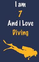I am 7 And i Love Diving
