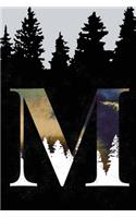 Bullet Journal with Monogram Letter M