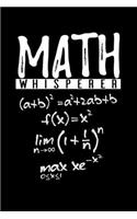 Math Whisperer: Blank Comic Book Sketchbook For Kids And Adults To Draw Your Own Cartoon For Math Students And Teachers At College (6 x 9; 120 Pages)