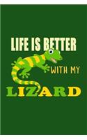 Life Is Better With My Lizard