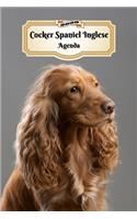 2020 Cocker Spaniel Inglese Agenda: 107 Pagine - Dimensioni DIN A5 - Pianificatore Settimanale - 12 Mesi - Due Pagine Per Settimana - Calendario - Diario - Cane