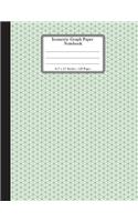Isometric Graph Paper Notebook. 8.5" x 11" - 120 Pages: Isometric Grid On Lighter Green Cover. Grid of equilateral triangles each measuring 0.28". 3D Design Paper. Suitable for architecture, landscaping o