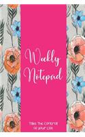 Weekly Notepad: Monthly Weekly Planner Undate, Monthly Weekly Planning Undate, Monthly Weekly Journal Undate, Weekly Montly Planner Undate, Weekly Monthly Planning 