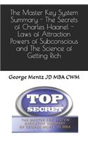 The Master Key System Summary - The Secrets of Charles Haanel - Laws of Attraction Powers of Subconscious and the Science of Getting Rich