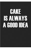 Cake Is Always a Good Idea