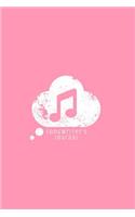 Songwriter's Journal: Lyric and Songwriting Notebook for Musicians Students and Music Lovers Baby Pink Music Cloud