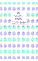 My School Diary 2019-2020: Page a Day Planner (Narwhals Design)