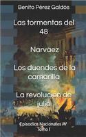 Las Tormentas del 48. Narváez. Los Duendes de la Camarilla. La Revolución de Julio