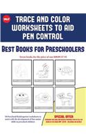 Best Books for Preschoolers (Trace and Color Worksheets to Develop Pen Control)