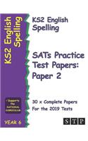 Ks2 English Spelling Sats Practice Test Papers