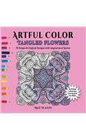 Artful Color Tangled Flowers