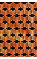 Journal Notebook Cubes Pattern 2