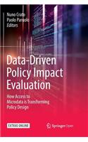 Data-Driven Policy Impact Evaluation