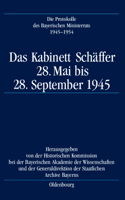 Das Kabinett Schäffer: 28. Mai Bis 28. September 1945