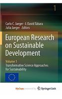 European Research on Sustainable Development