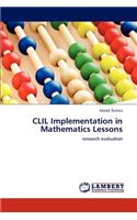 CLIL Implementation in Mathematics Lessons