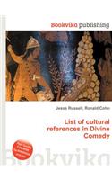 List of Cultural References in Divine Comedy: (English)