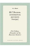 F.G.Volkov. (Founder of the Russian Theater)