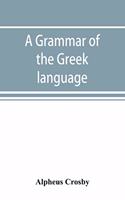 grammar of the Greek language
