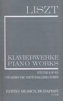 Etude en douze exercices (Op. 6), Ungarische Nationalmelodien, Buch der Lieder II Volume (I/18)
