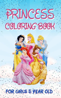 Princess Coloring Book For Girls 5 Year Old