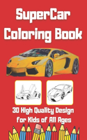 Super Car Coloring Book 30 High Quality Design for Kids of All Ages