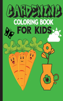 Gardening coloring book for kids