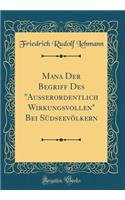 Mana Der Begriff Des 